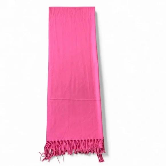 100% Cashmere Coral/ Pink Shawl/Scarf Balletcore Classic Neutral - Picture 4 of 7
